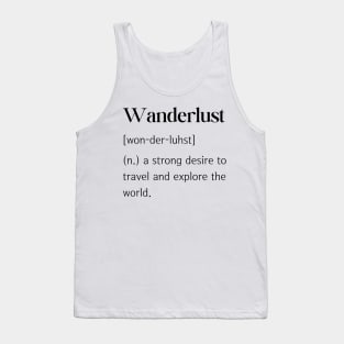 Dictionary Description for Wanderlust Tank Top